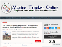 Tablet Screenshot of mexicotrucker.com